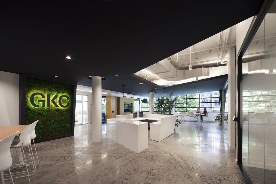 Interior view of GKC Architecture & Design's Montreal offices.